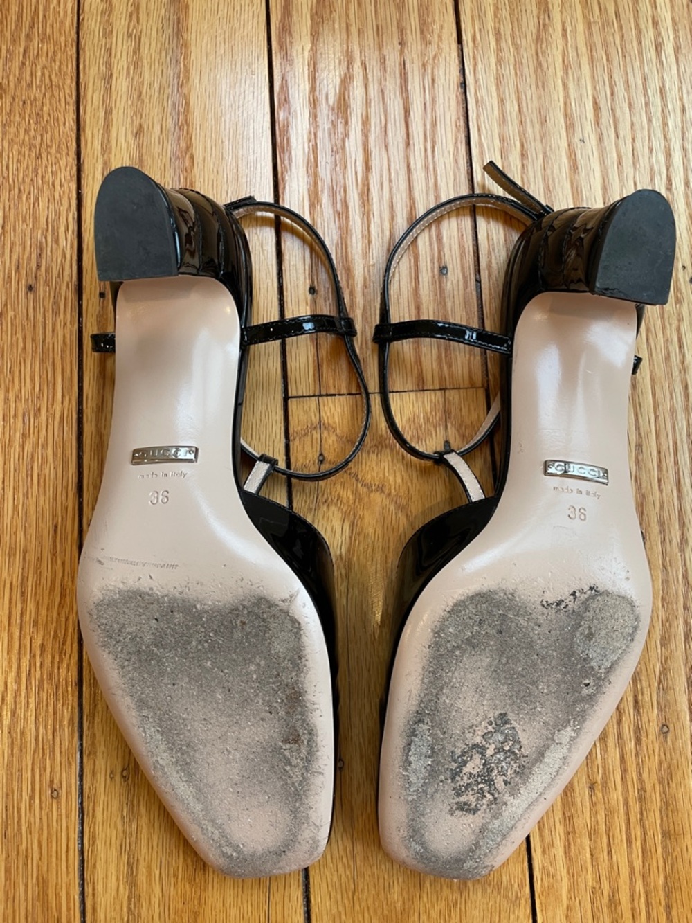 Gucci Petite GG Leather Slingback Pumps - Picture 8 of 13